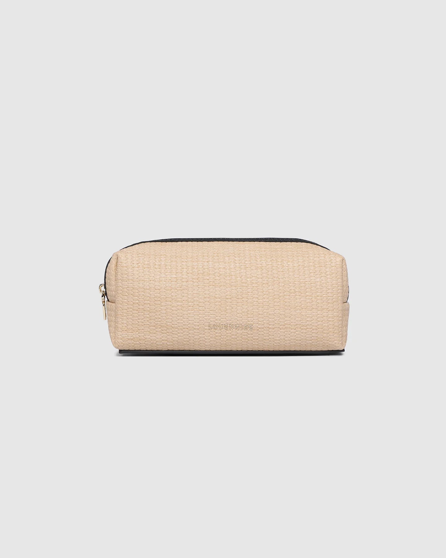Louenhide Brianna Makeup Bag - Natural/Black