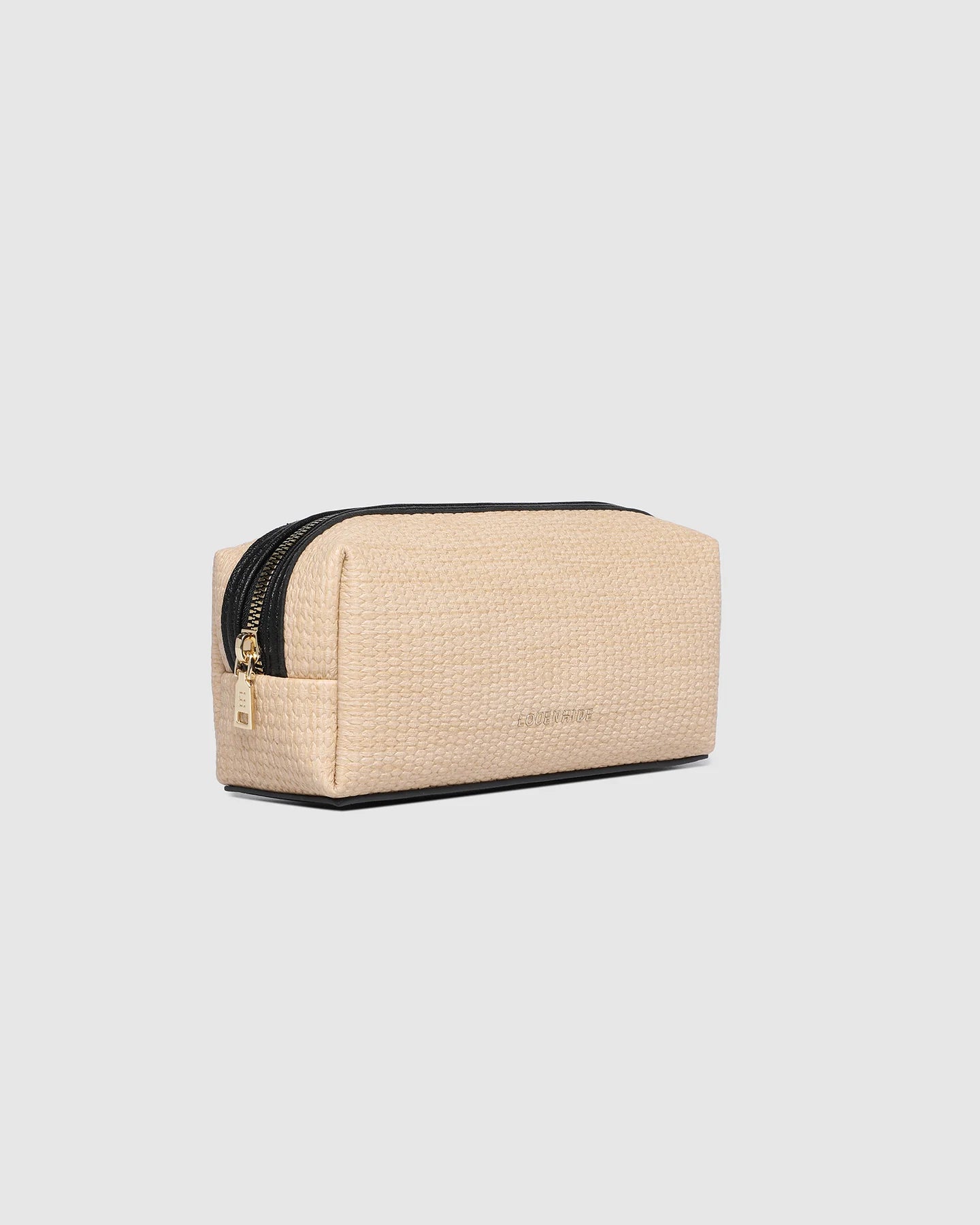 Louenhide Brianna Makeup Bag - Natural/Black