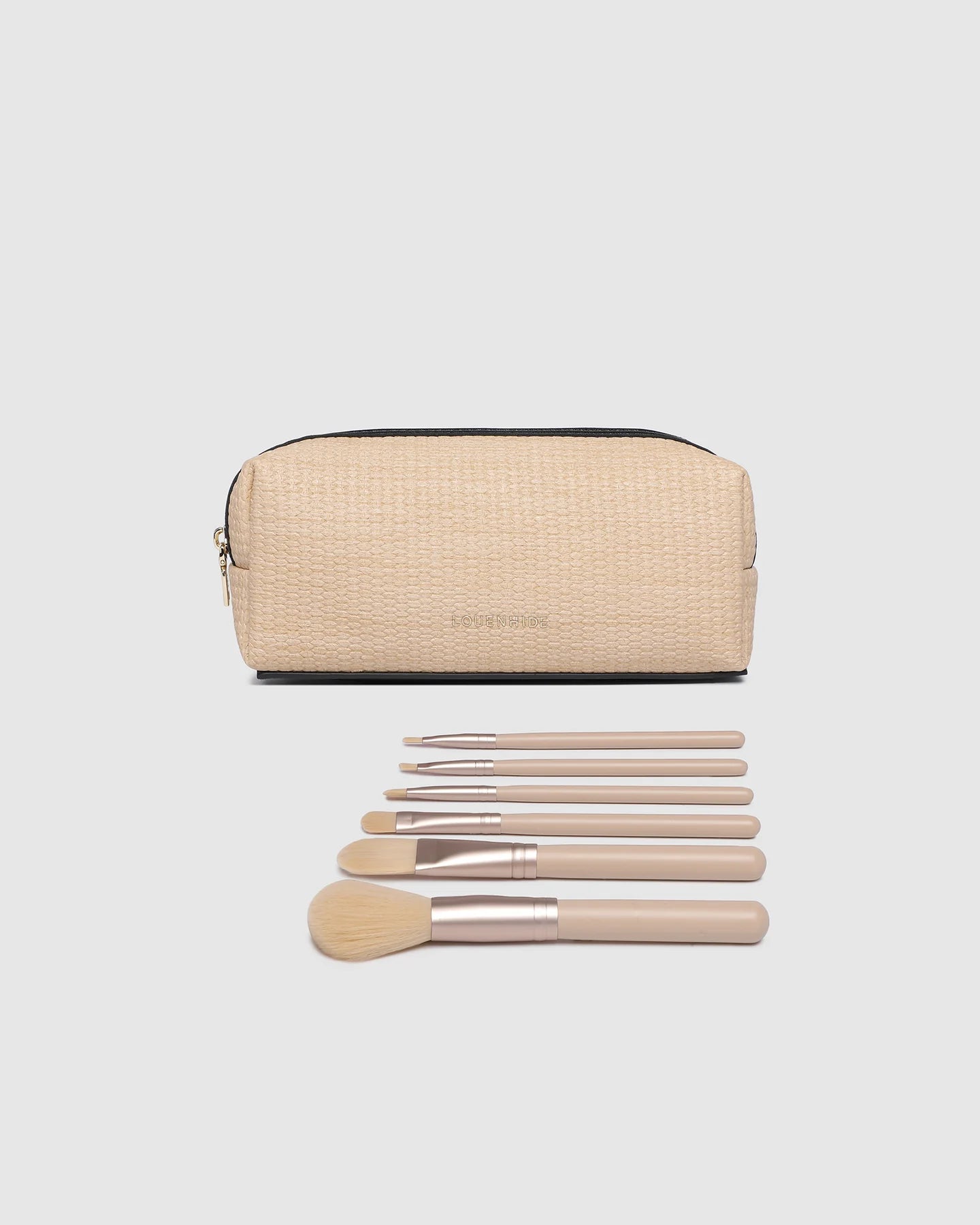 Louenhide Brianna Makeup Bag - Natural/Black