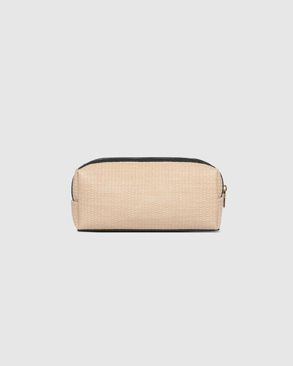 Louenhide Brianna Makeup Bag - Natural/Black