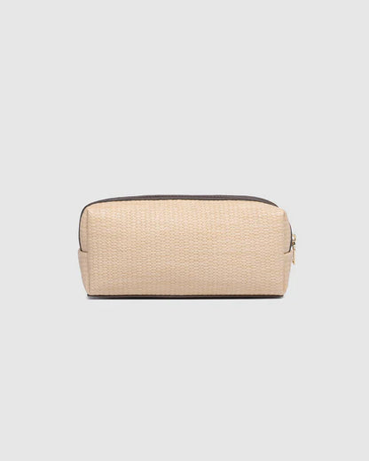 Louenhide Brianna Makeup Bag - Natural/Chocolate