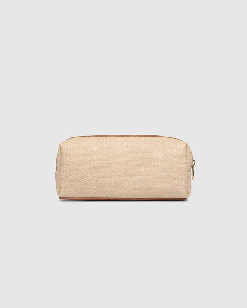 Louenhide Brianna Makeup Bag - Natural/Tan