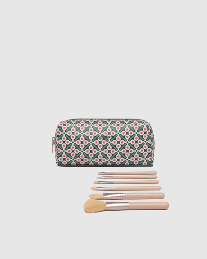 Louenhide Brianna Makeup Bag - Retro Olive