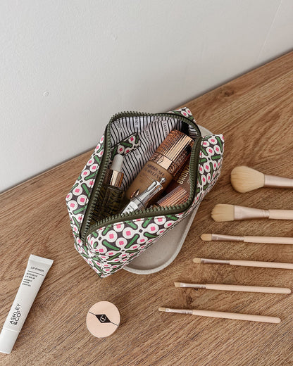 Louenhide Brianna Makeup Bag - Retro Olive