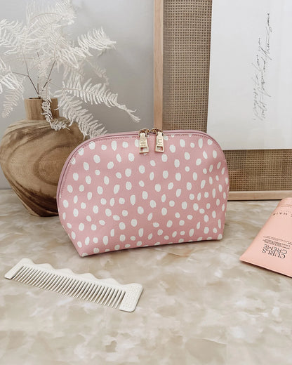 Louenhide Nancy Cosmetic Bag - Pink Raindrop