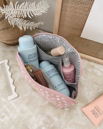 Louenhide Nancy Cosmetic Bag - Pink Raindrop