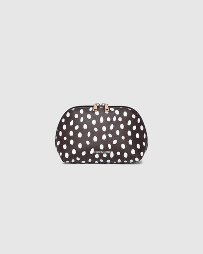 Louenhide Baby Nancy Makeup Bag - Chocolate Raindrop