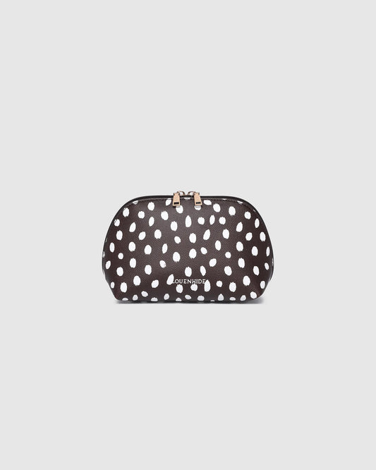 Louenhide Baby Nancy Makeup Bag - Chocolate Raindrop