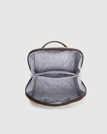 Louenhide Orion Cosmetic Bag - Natural Choc
