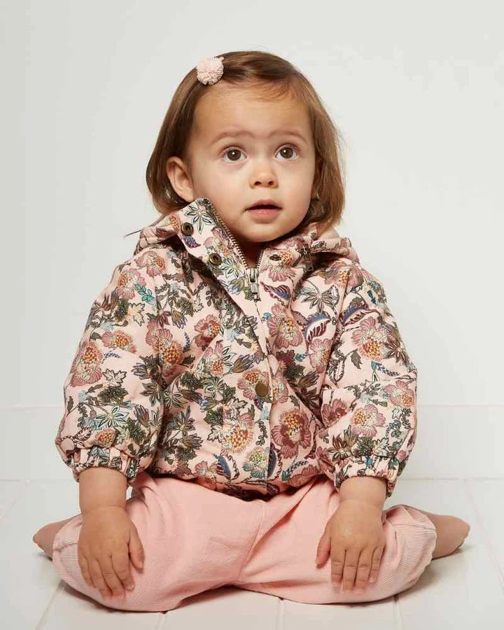 Walnut Marlo Bomber - Botanical Blush