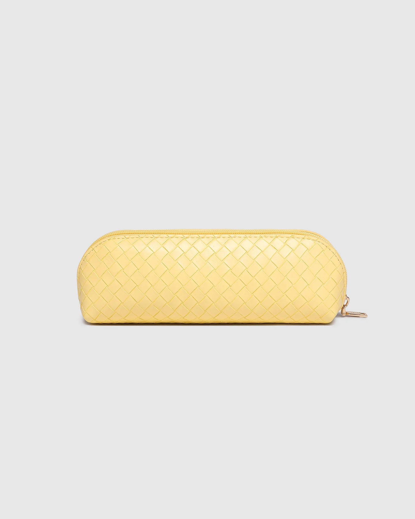 Louenhide Jayne Woven Makeup Bag - Butter Yellow