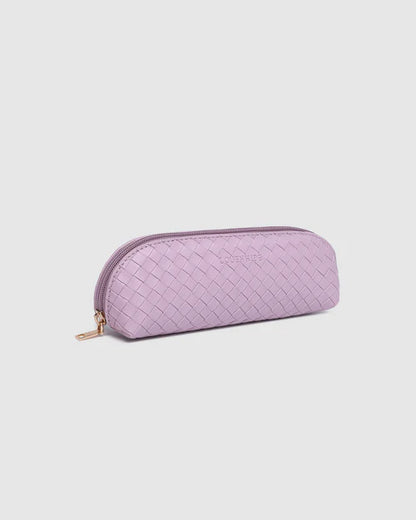 Louenhide Jayne Woven Makeup Bag - Lilac