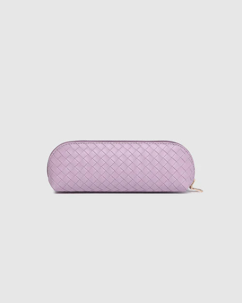 Louenhide Jayne Woven Makeup Bag - Lilac