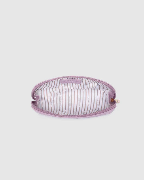 Louenhide Jayne Woven Makeup Bag - Lilac