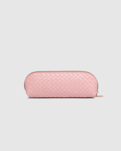 Louenhide Jayne Woven Makeup Bag - Pink