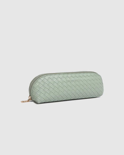 Louenhide Jayne Woven Makeup Bag - Sage Green