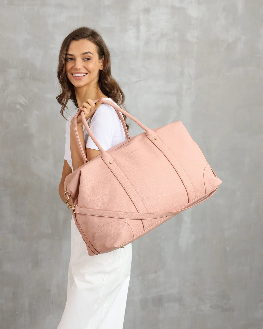 Louenhide Alexis Stripe Weekender Travel Bag