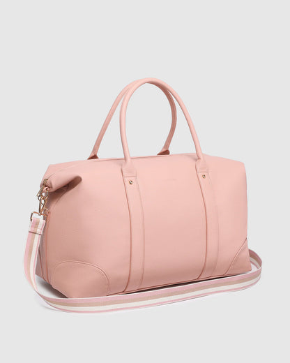 Louenhide Alexis Stripe Weekender Travel Bag - Blush Stripe