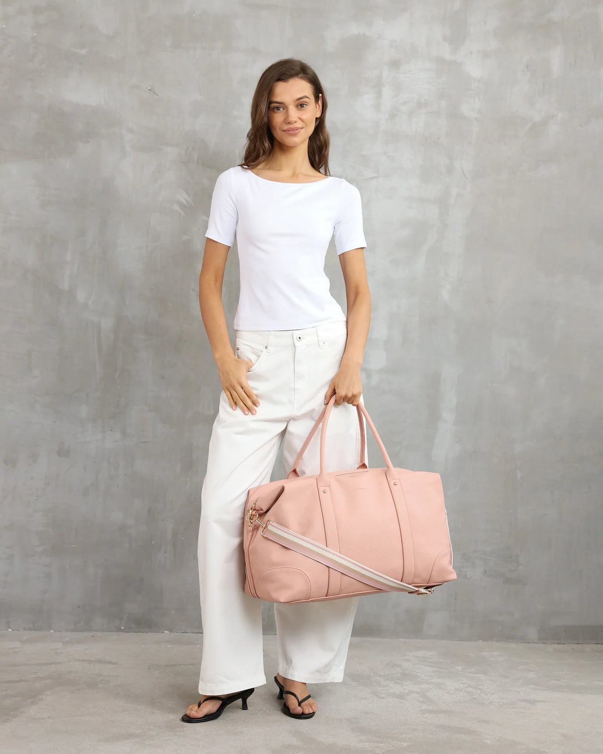 Louenhide Alexis Stripe Weekender Travel Bag