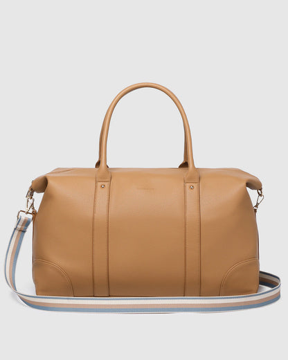 Louenhide Alexis Stripe Weekender Travel Bag - Camel Stripe