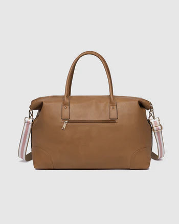 Louenhide Alexis Weekender Travel Bag- Camel Stripe