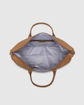 Louenhide Alexis Weekender Travel Bag- Camel Stripe