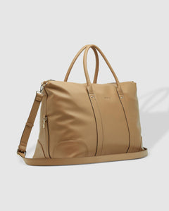 Alexis Weekender Travel Bag- Latte