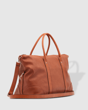 Load image into Gallery viewer, Alexis Weekender Travel Bag- Tan Stripe mop
