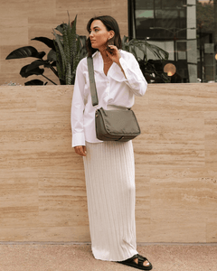 Milan Crossbody Bag- Khaki