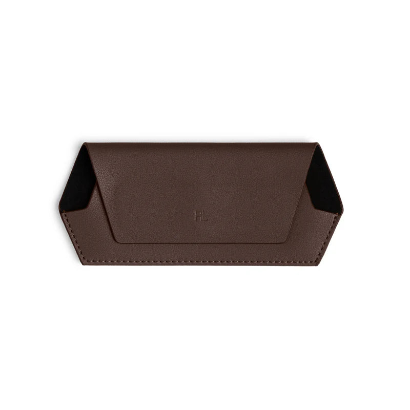 Fox & Leo Glasses Case - Chocolate
