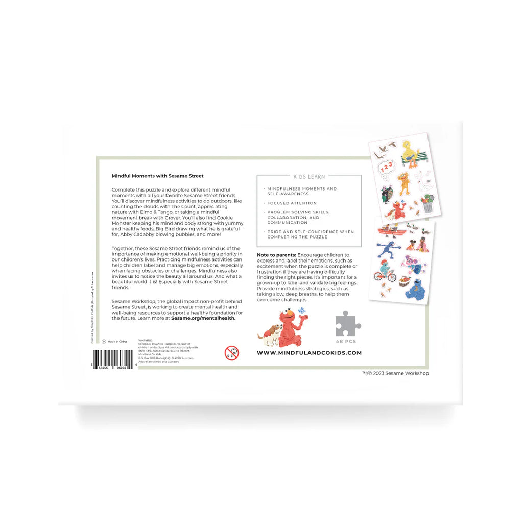 Mindful & Co. Mindful Moments with Sesame Street Floor Puzzle