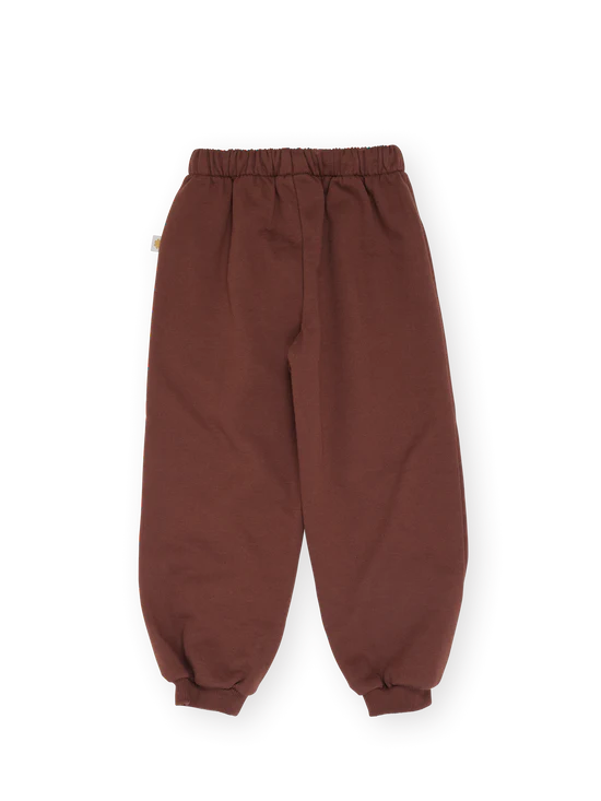 Goldie + Ace Comfy Chestnut Embroidered Sweatpants