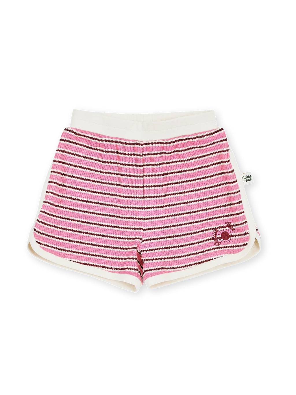 Goldie + Ace Waffle Shorts Pink