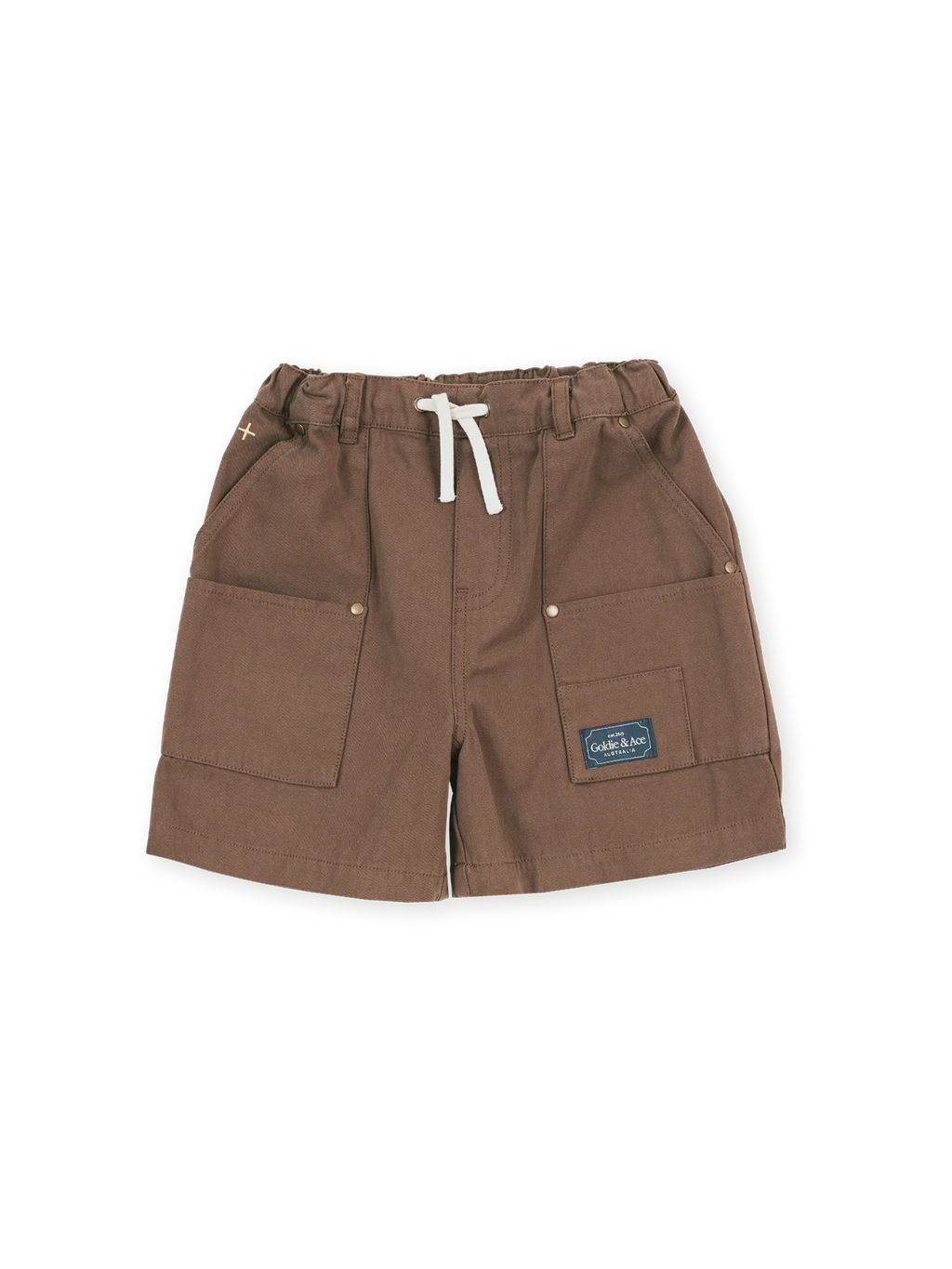Goldie + Ace Carpenter Shorts Brown