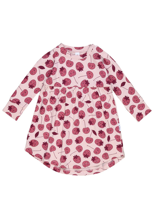 Huxbaby Berry Swirl Long Sleeve Dress
