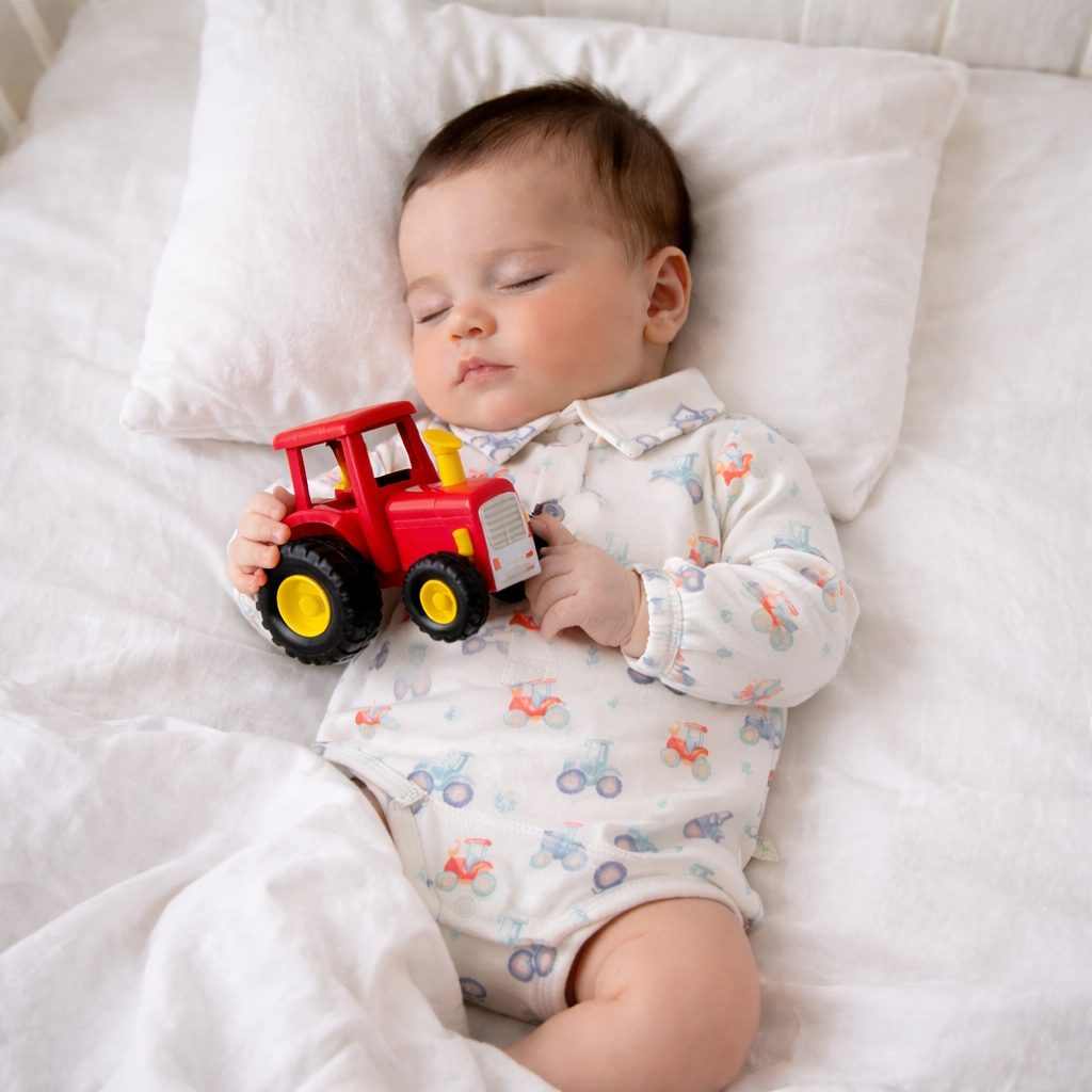 Tiny Twig Harvest Time Long Sleeve Polo Bodysuit