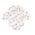 Tiny Twig Harvest Time Long Sleeve Polo Bodysuit