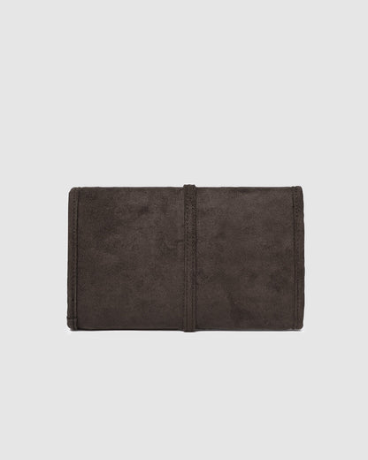 Louenhide Carla Suedette Jewellery Sleeve - Chocolate