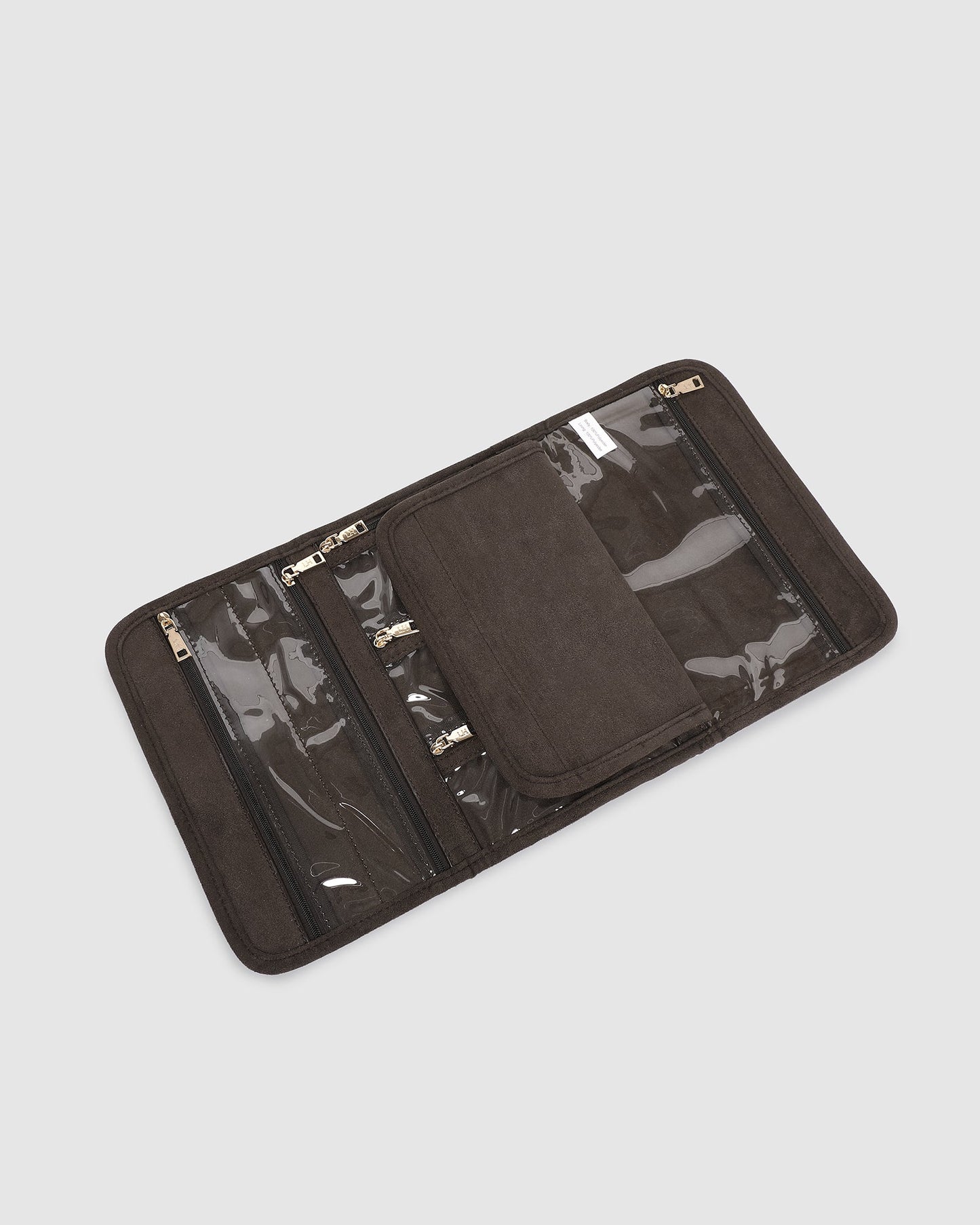 Louenhide Carla Suedette Jewellery Sleeve - Chocolate