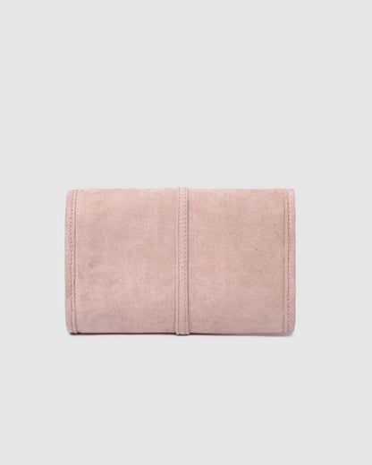 Louenhide Carla Suedette Jewellery Sleeve - Pale Pink