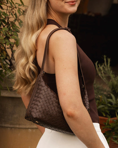 Louenhide Madeline Shoulder Bag - Chocolate