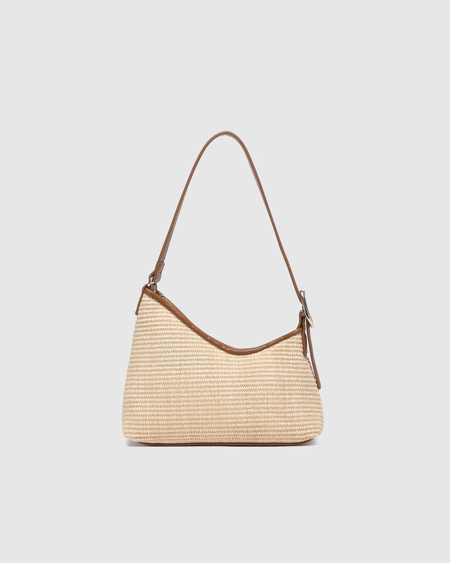 Louenhide Amelia Shoulder Bag - Raffia/Tan