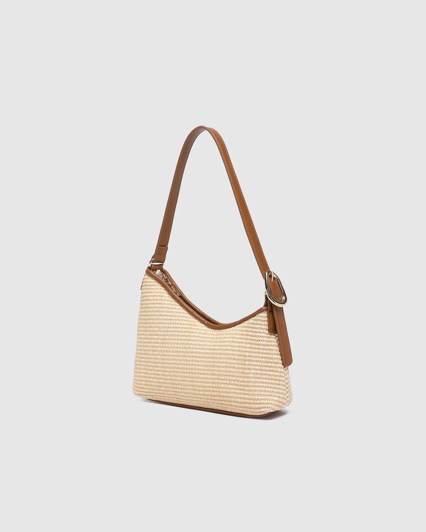 Louenhide Amelia Shoulder Bag - Raffia/Tan