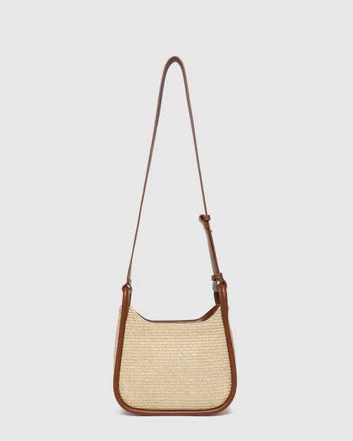 Louenhide Clare Shoulder Bag - Raffia Tan