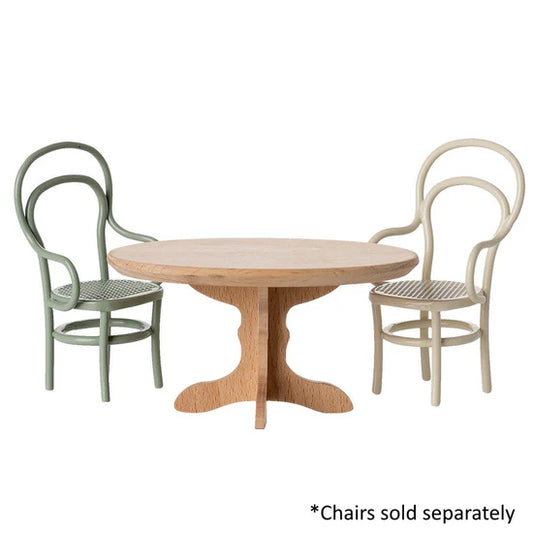 Maileg Oval Dining Table Mouse Nature
