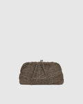 Louenhide Goldie Raffia Clutch