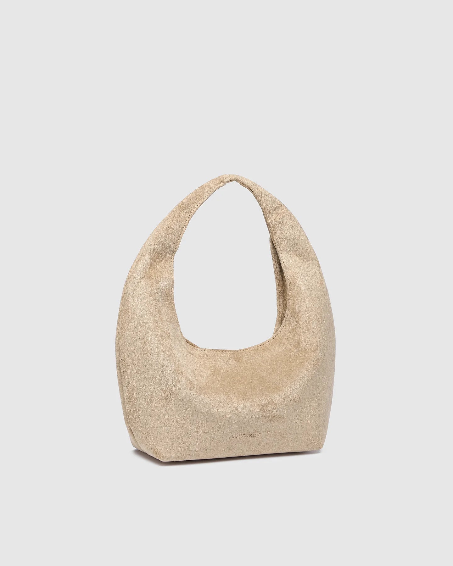 Louenhide Mini Monaco Suedette Shoulder Bag - Blonde