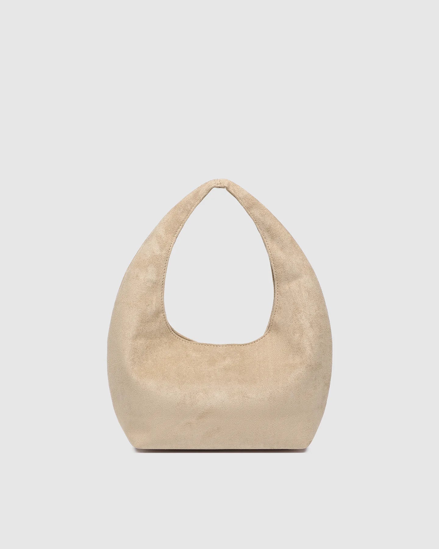 Louenhide Mini Monaco Suedette Shoulder Bag - Blonde