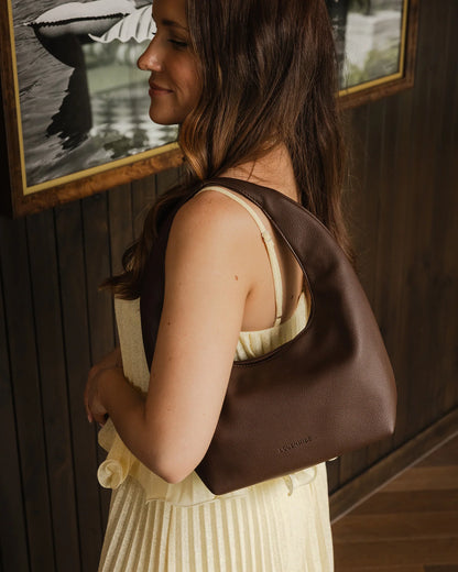 Louenhide Mini Monaco Shoulder Bag - Chocolate