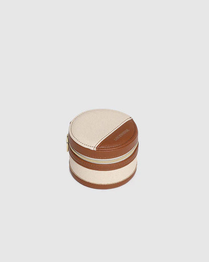 Louenhide Loz Jewellery Box - Canvas/Tan